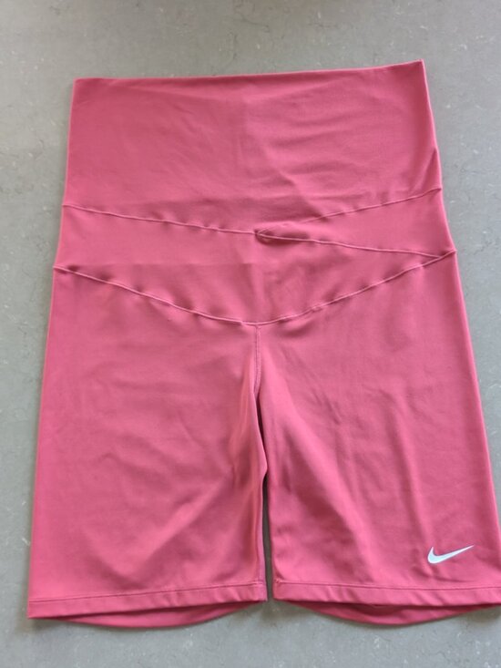 Nike Pants - Nike Women's Dri-Fit 7" Pink Biker Shorts (Large, Maternity)